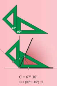 , Hacer ángulos con escuadra y cartabón (uso correcto), Estudianteo