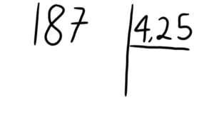 , Divisiones con números decimales, Estudianteo